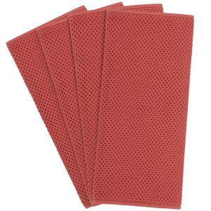 4pcs Kitchen Towels 100% Cotton Absorbent Quick Drying Dish Towels Brick Red